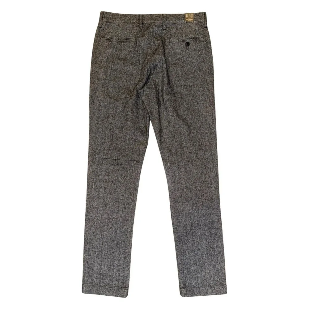 NWT J. Crew 770 Straight Dress Pants Gray Brushed Twill Stretch  Size 29x32 $118